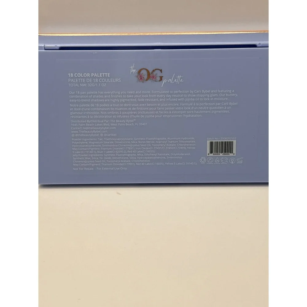 The Beauty Bybel The OG Palette 18 Color Eyeshadow Makeup Collection BNIB‎